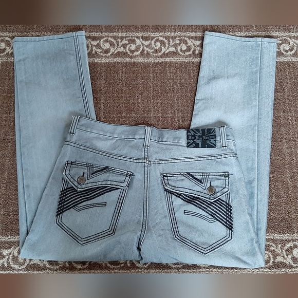 * For Him London Mens Jeans ~ 36x33 - Picture 2 of 3